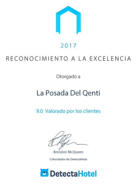DetectaHotel reconoce a La Posada Del Qenti entre los mejores alojamientos en Argentina