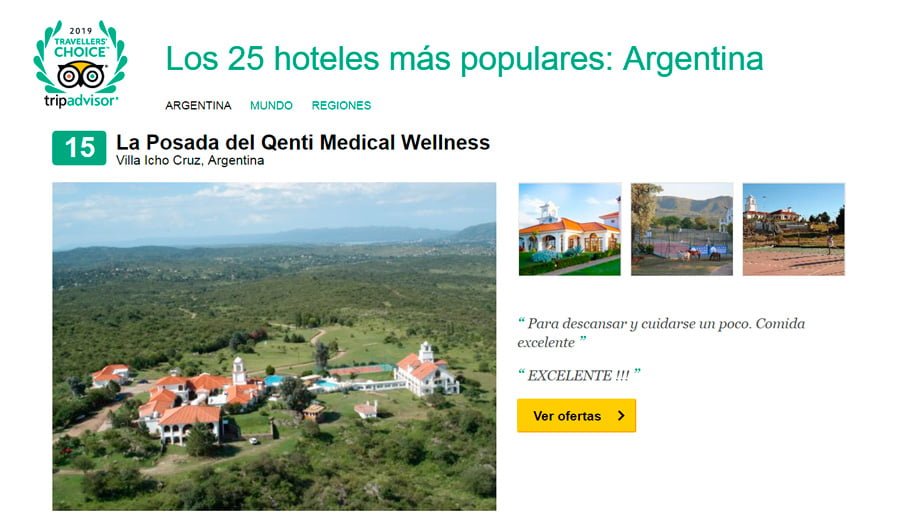 La Posada del Qenti el lugar para cuidar tu salud más reconocido de la Argentina